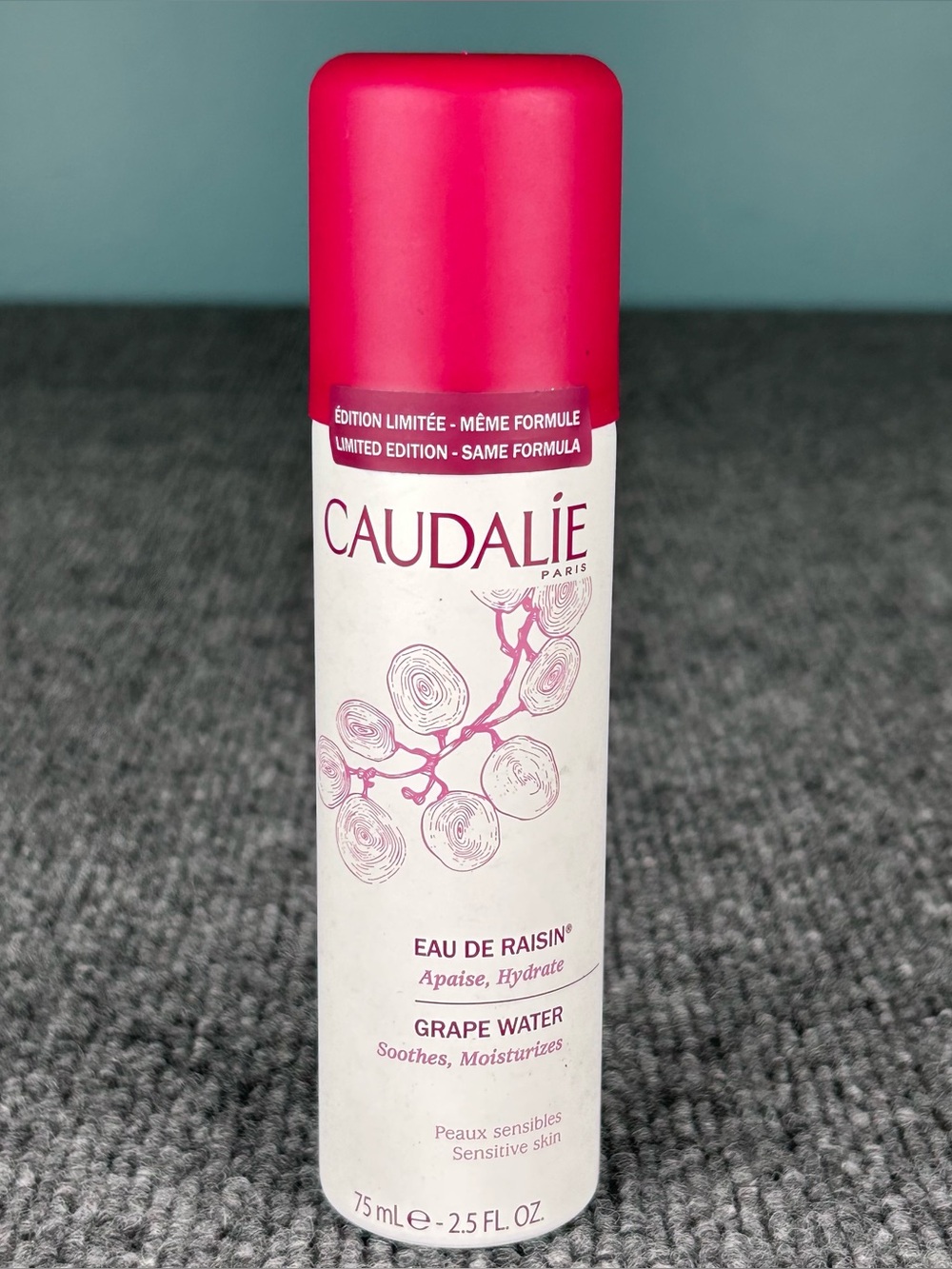 Caudalie Grape Water Soothes Moisturizes Sensitive Skin (75ml/2.5fl.oz) Limited